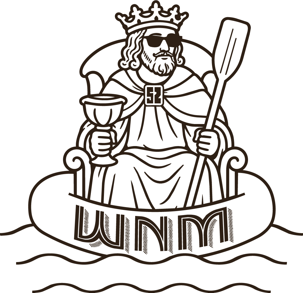 WNM King of Cups — the 52nd river-trip crest, floating the river